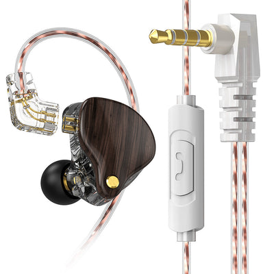 Sports Music Earphones With Microphone Cable