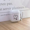 Earphone Sleeves 3 Generation Bluetooth Earbuds Case Applicable To Tpu Transparent Soft Shell Graffiti Love Heart
