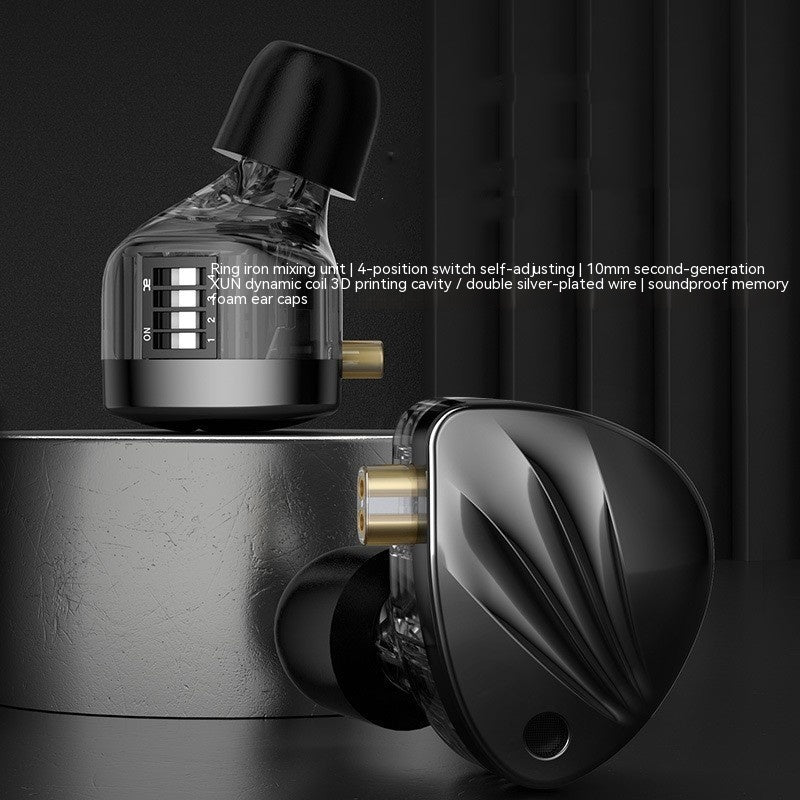 Adjustable Voice Coil Iron In Ear Wired Earphones