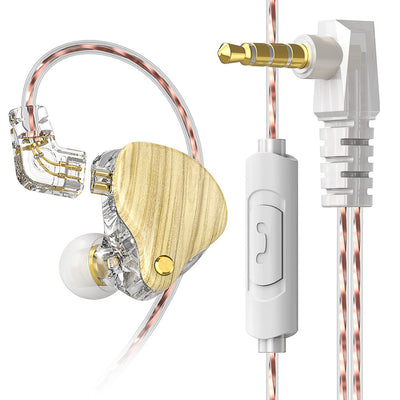 Sports Music Earphones With Microphone Cable